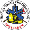 The logo for the ventura county fire department.